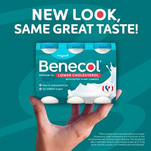 Benecol Original No Added Sugar Yogurt Drink 6x67.5g - gallery image 2