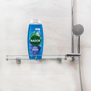 Radox 450ml Feel Awake Sea Minerals 2 in 1 Shower Gel & Shampoo - gallery image 4