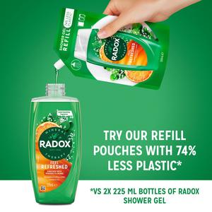 Radox Feel Refreshed Shower Gel Eucalyptus & Citrus Body Wash 225ml - gallery image 6