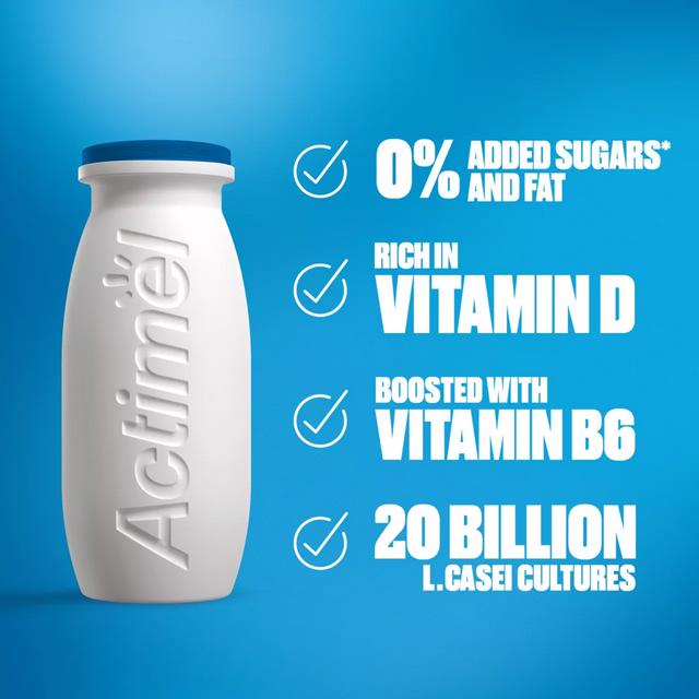 Actimel Strawberry 0 Fat And No Added Sugar Yoghurt Drink - View #11