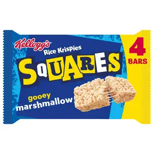 Kellogg's Rice Krispies Squares Marshmallow Snack Bars 4x28g