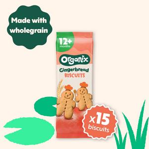 Organix Gingerbread Men Biscuits Toddler Snacks 12 months+ 135g - gallery image 3
