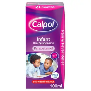 Calpol Infant Oral Suspension Paracetamol For 2+ Months 100ml