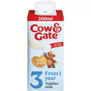 Cow & Gate 3 Toddler Milk from 1 Year 200ml - video