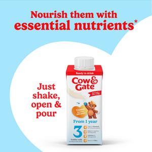 Cow & Gate 3 Toddler Milk from 1 Year 200ml - gallery image 2
