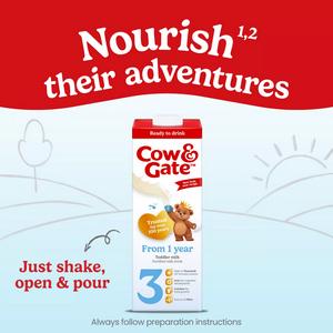 Cow & Gate 3 Toddler Milk from 1 Year 200ml - gallery image 6