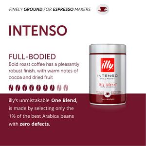 Illy Espresso Dark Roast Ground Coffee 250g - gallery image 3