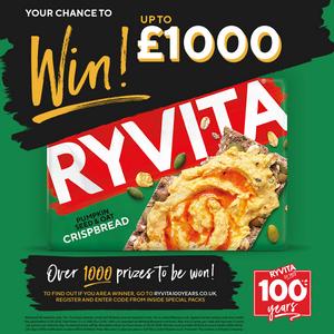 Ryvita Crispbread Pumpkin Seed & Oat Crackers 200g - gallery image 2