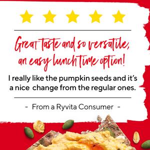 Ryvita Crispbread Pumpkin Seed & Oat Crackers 200g - gallery image 4