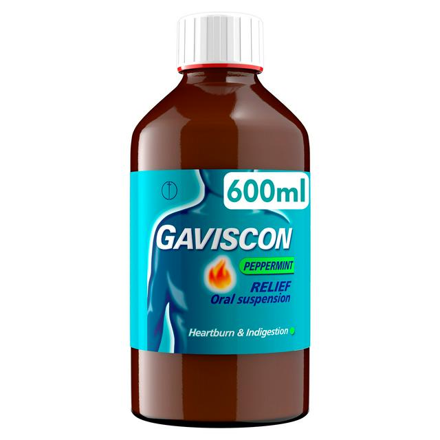 Gaviscon Liquid, Peppermint 600ml