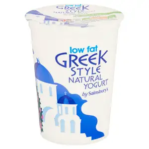 Sainsbury's Greek Style Low Fat Natural Yogurt 500g