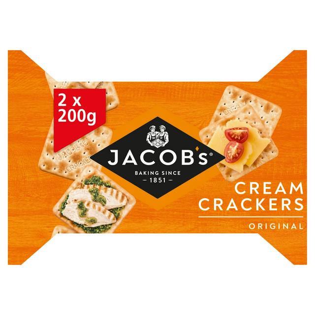 Jacobs Cream Crackers Twin Pack 2 X 200g 2 Compare Prices