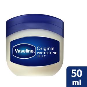 Vaseline Original Petroleum Jelly Moisturiser Locks in Moisture & Heals Dry Skin 50ml - gallery image 6