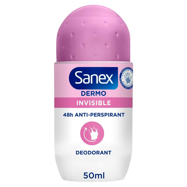 Sanex Dermo Invisible Dry Antiperspirant Roll On Deodorant 50ml