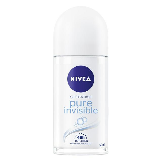 Nivea Anti-Perspirant Deodorant Invisible 48 Hours Deo 50ml | Sainsbury's