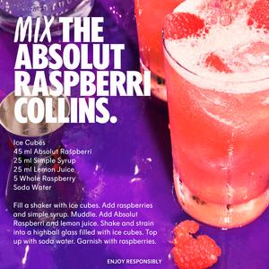 Absolut Raspberry Flavored Vodka 700ml - gallery image 5