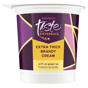 Sainsbury's Extra Thick Brandy Cream, Taste the Difference 250ml