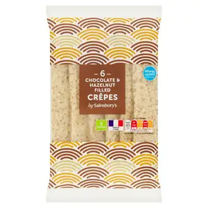 Sainsbury's Chocolate Filled Crepes x6