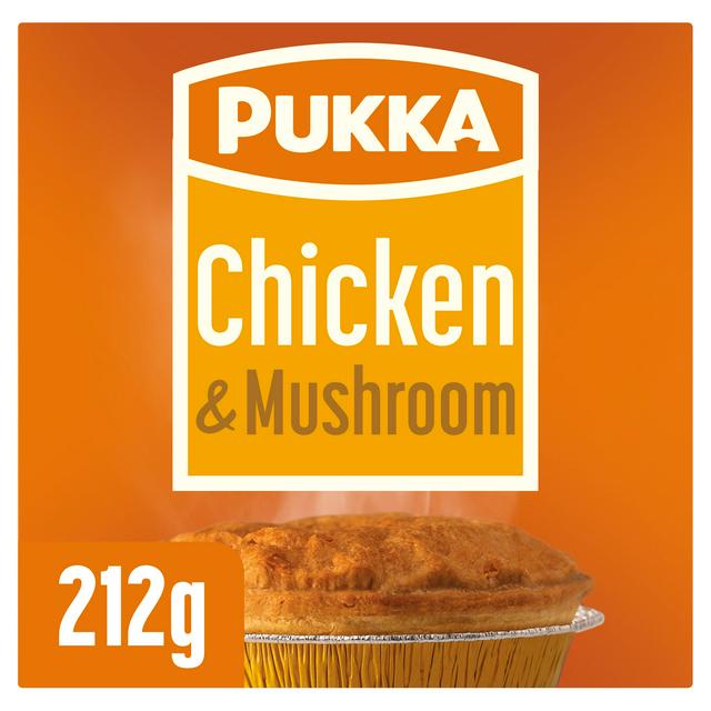Pukka Pies Chicken & Mushroom Pie 212g (Serves 1)