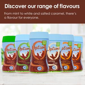 Options Instant Belgian Hot Chocolate Mint Drink 220g - gallery image 6