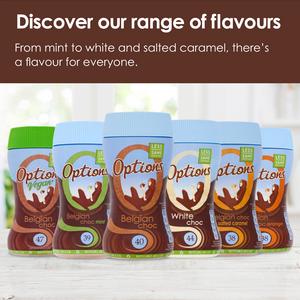 Options Instant Belgian Hot Chocolate Drink 220g - gallery image 5