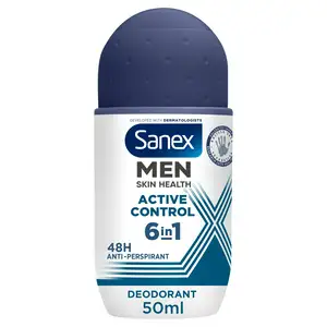 Sanex Men Active Control Antiperspirant Roll On Deodorant 50ml