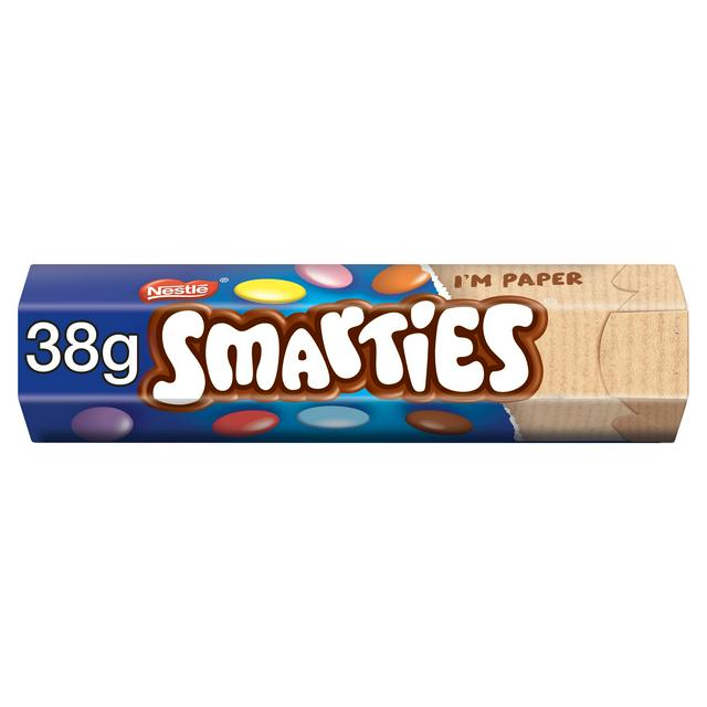 Smarties Milk Chocolate Sweets Tube 38g