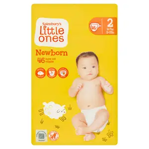 Sainsbury's Little Ones Size 2 Newborn 46 Nappies