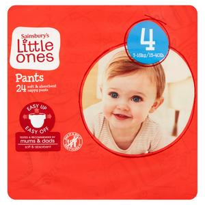 pampers pants size 4 sainsburys