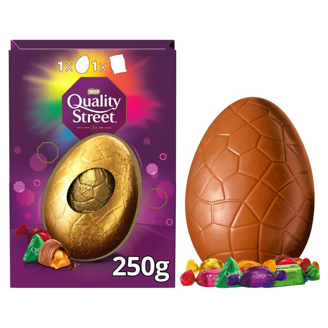 Quality Street Milk Chocolate Giant Easter Egg 311g Sainsbury S