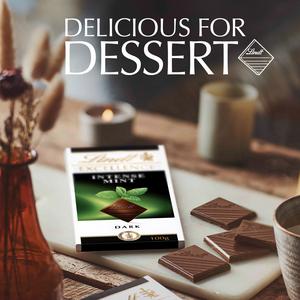 Lindt Excellence Dark Mint Chocolate Bar 100g - gallery image 3