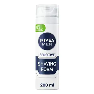 Nivea Men Sensitive Shave Foam with 0% Alcohol 200ml