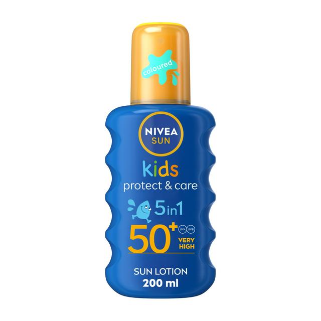 Nivea Sun Kids Suncream Spray SPF 50+ Coloured 200ml