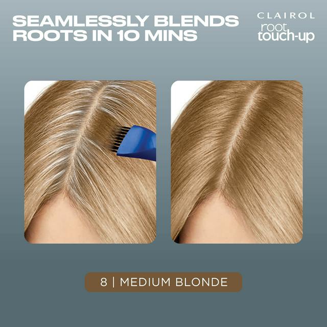Clairol Nice'n Easy Root Touch-Up Hair Dye Medium Blonde 8 | Sainsbury's