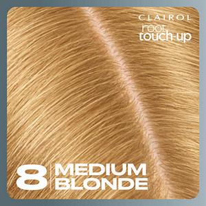 Clairol Root Touch-Up Permanent Hair Dye Medium Blonde 8 - gallery image 6