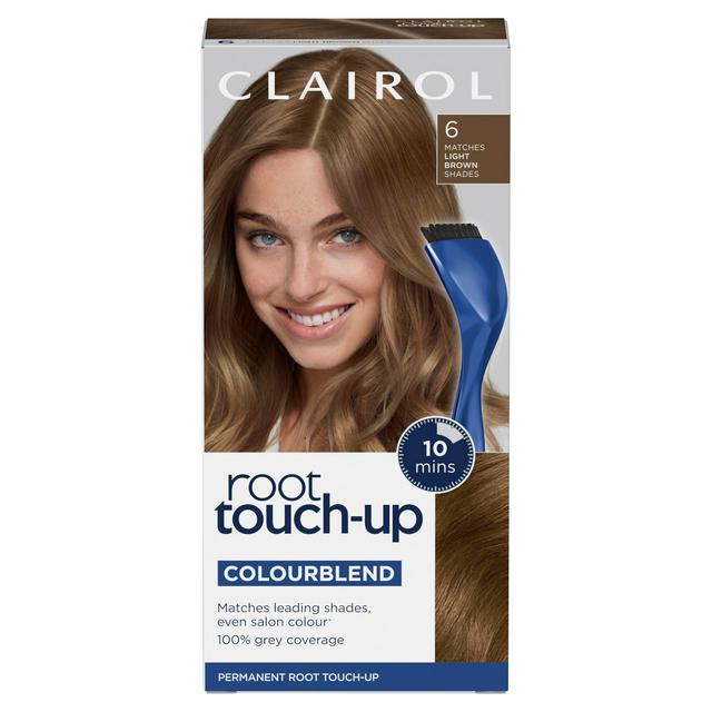 Clairol Root TouchUp Permanent Hair Color Light Golden Brown 1 Kit  6G  Light Golden Brown  Price in India Buy Clairol Root TouchUp Permanent Hair  Color Light Golden Brown 1 Kit 