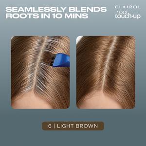 Clairol Root Touch-Up Permanent Hair Dye Light Brown 6 - gallery image 2