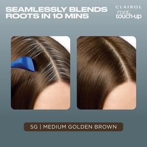 Clairol Root Touch-Up Permanent Hair Dye Medium Golden Brown 5G - gallery image 2