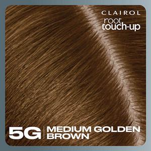 Clairol Root Touch-Up Permanent Hair Dye Medium Golden Brown 5G - gallery image 6