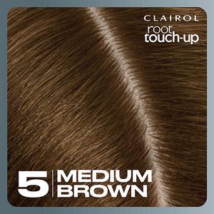 Clairol Root Touch-Up Permanent Hair Dye Medium Brown 5 - gallery image 6
