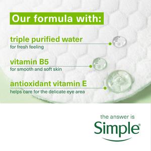 Simple Kind To Skin Eye Makeup Remover Pads x30 - gallery image 2