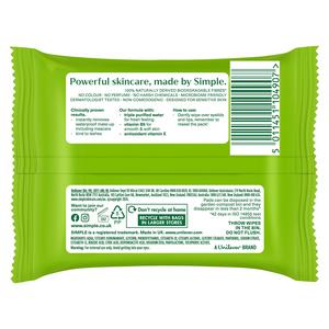 Simple Kind To Skin Eye Makeup Remover Pads x30 - gallery image 5