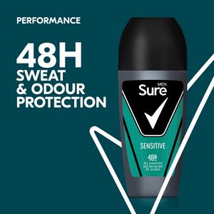 Sure Men 50ml Sensitive 48h Antiperspirant Roll On Deodorant - gallery image 2
