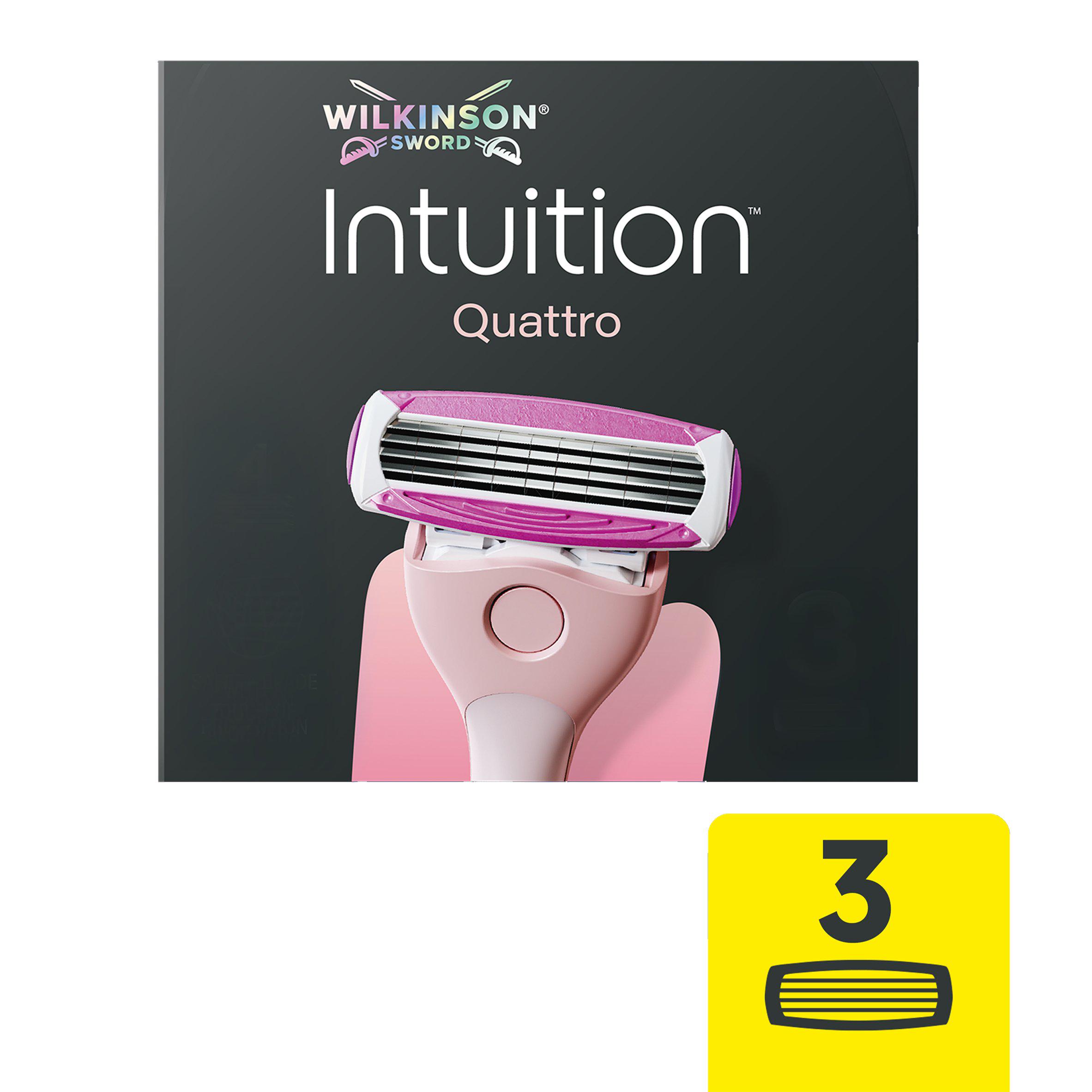 Wilkinson Sword Quattro for Women Razor Blade Refills x3