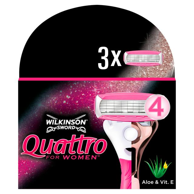 Wilkinson Sword Quattro for Women Razor Blades x 3
