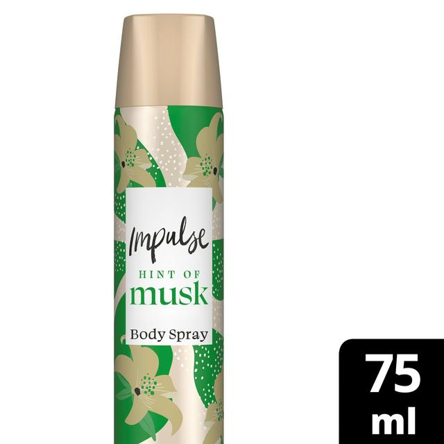 Impulse Body Spray, Hint of Musk 75ml