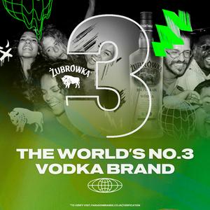 Zubrowka Bison Grass Polish Vodka 70cl - gallery image 2