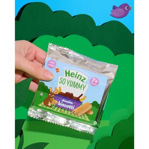 Heinz Chocolate Biscotti Baby Food Snacks 7+ Months 60g - gallery image 3