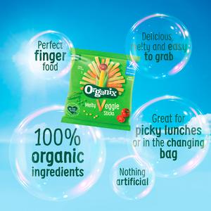 Organix Carrot & Herb Stix Organic Baby Puffs Multipack 10 months+ 4x15g - gallery image 2