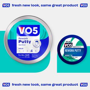 VO5 Rework Hair Putty 150ml - gallery image 5